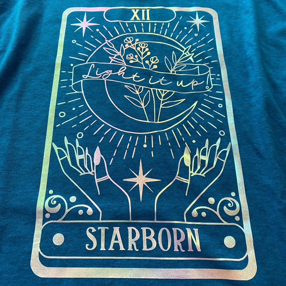 New! Starborn tee, “light it up”